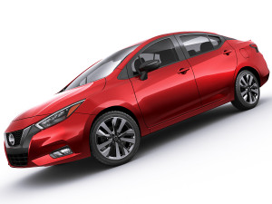 nissan versa 2020 3D मॉडल