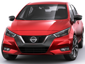 nissan versa 2020 3D मॉडल