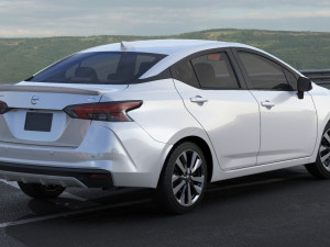 nissan versa 2020 3D मॉडल
