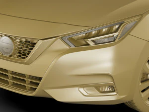nissan versa 2020 3D Model