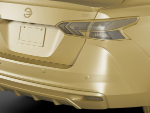 nissan versa 2020 3D मॉडल