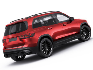 mercedes-benz glb 2020 amg line 3D Model