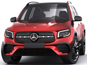 mercedes-benz glb 2020 amg line 3D Model