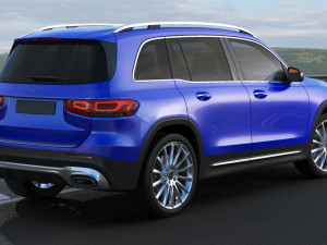 mercedes-benz glb 2020 amg line 3D Model