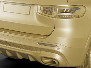 mercedes-benz glb 2020 amg line 3D Model