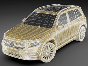 mercedes-benz glb 2020 amg line 3D Model