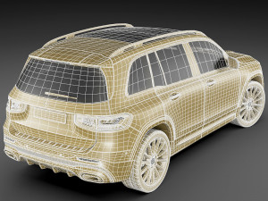 mercedes-benz glb 2020 amg line 3D Model