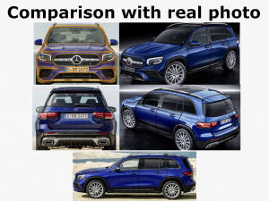 mercedes-benz glb 2020 amg line 3D Model