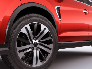 mitsubishi asx 2020 3D Model