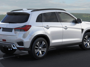 mitsubishi asx 2020 3D Model