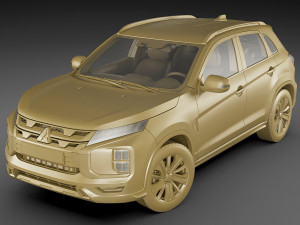mitsubishi asx 2020 3D Model