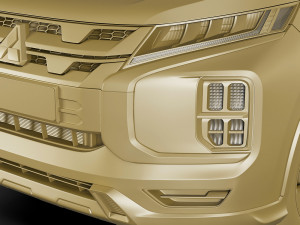 mitsubishi asx 2020 3D Model