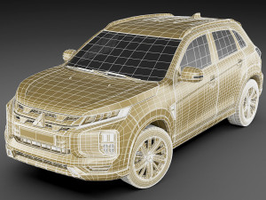 mitsubishi asx 2020 3D Model
