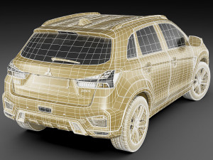 mitsubishi asx 2020 3D Model