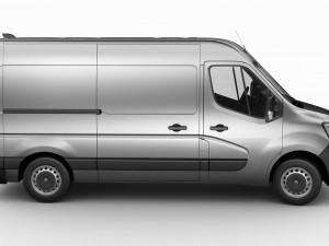renault master van l2h2 2019 Model 3D