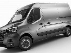 renault master van l2h2 2019 Model 3D