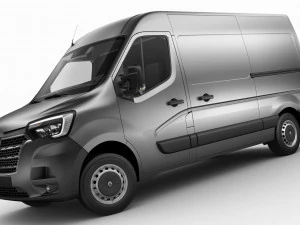renault master van l2h2 2019 3D Model