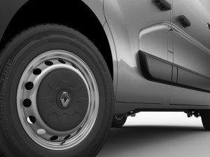 renault master van l2h2 2019 Model 3D