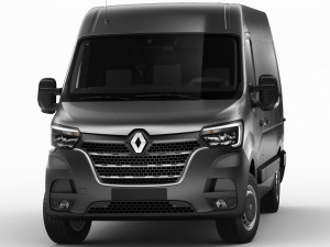 renault master van l2h2 2019 Model 3D