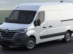 renault master van l2h2 2019 Model 3D