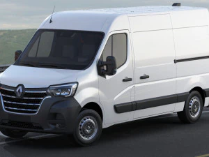 renault master van l2h2 2019 3D Model