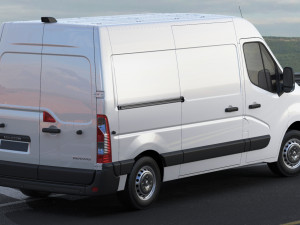 renault master van l2h2 2019 Model 3D