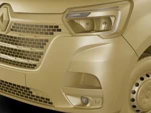 renault master van l2h2 2019 3D Model