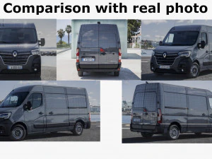 renault master van l2h2 2019 3D Model
