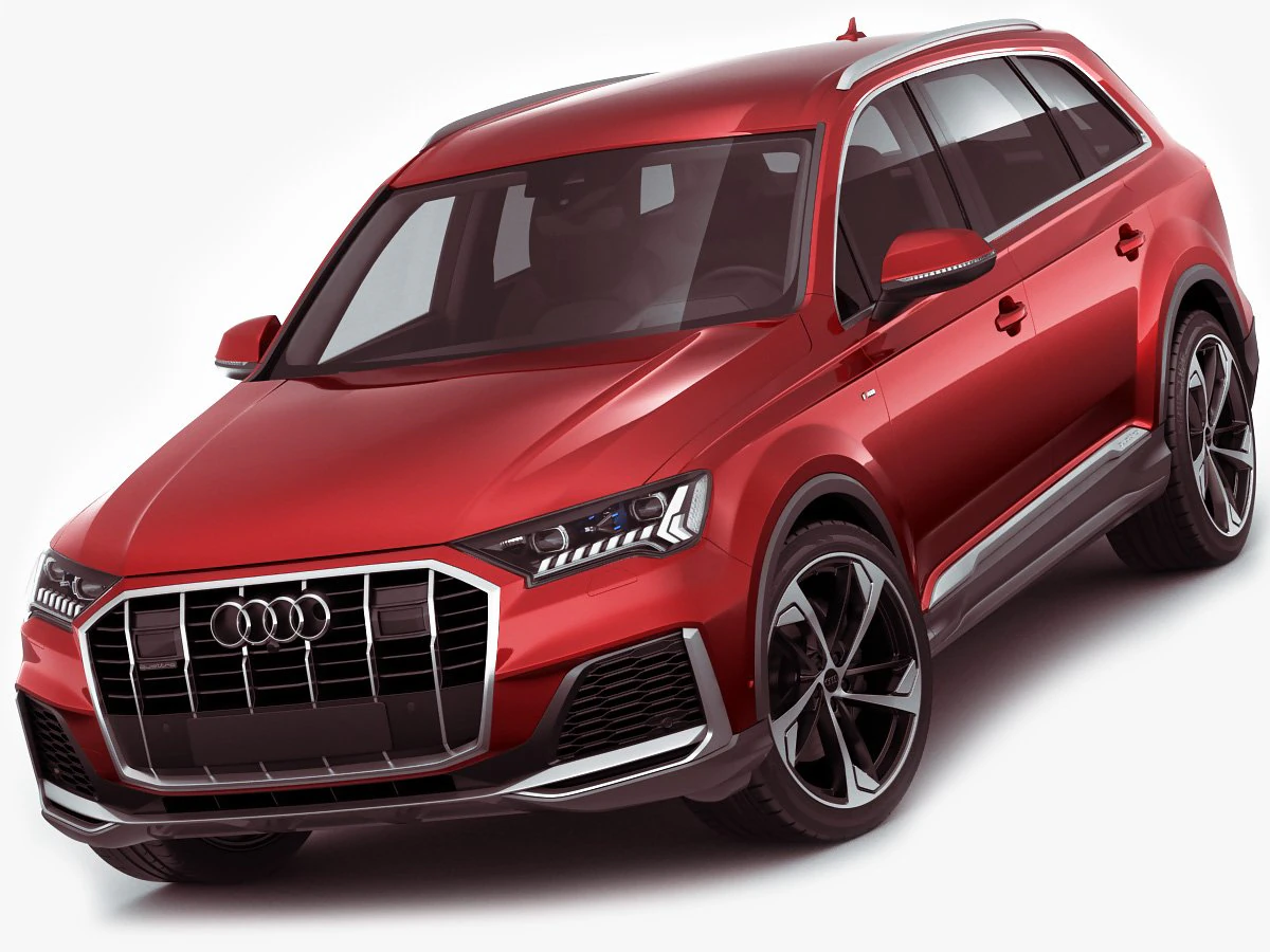 audi q7 2020 3D Model .c4d .max .obj .3ds .fbx .stl .blend 