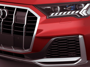 audi q7 2020 Modello 3D