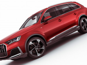 audi q7 2020 Modello 3D