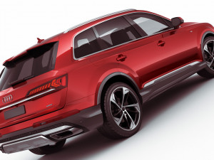 audi q7 2020 Modello 3D