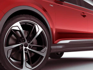audi q7 2020 3D Model