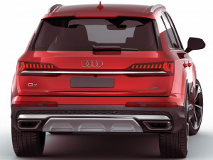 audi q7 2020 Modello 3D