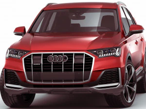 audi q7 2020 3D Model