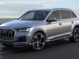 audi q7 2020 3D Model