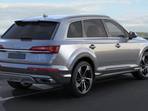 audi q7 2020 3D Model