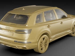 audi q7 2020 Modello 3D