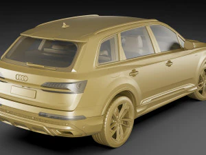 audi q7 2020 3D Model
