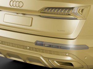 audi q7 2020 Modello 3D