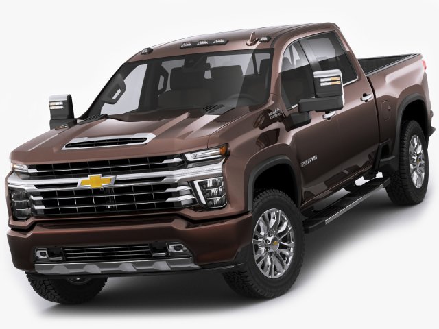 chevrolet silverado 2500hd 2020 3D Model .c4d .max .obj .3ds .fbx .stl .blend 
