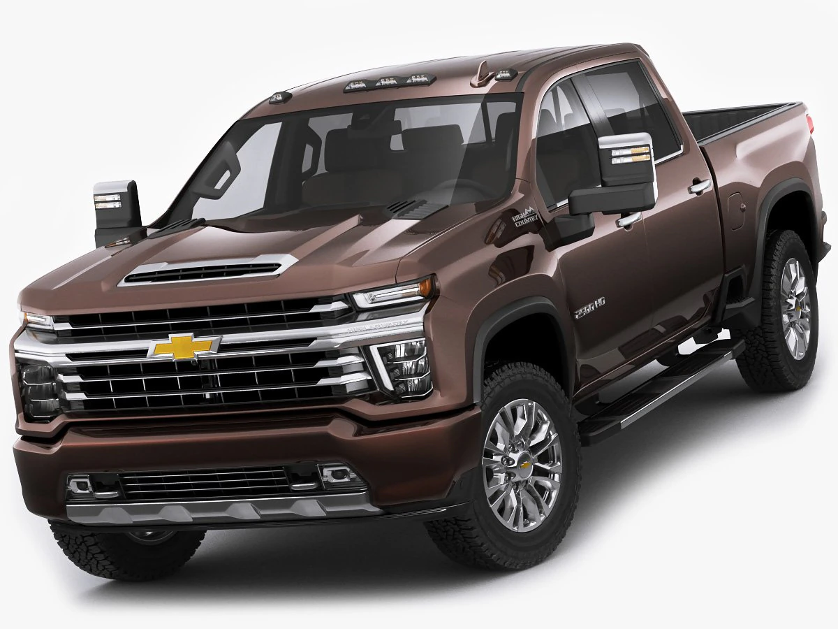 chevrolet silverado 2500hd 2020 3D Model .c4d .max .obj .3ds .fbx .stl .blend