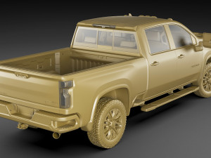 chevrolet silverado 2500hd 2020 3D Model