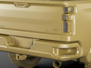 chevrolet silverado 2500hd 2020 3D Model
