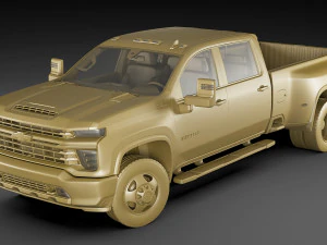 chevrolet silverado 3500hd 2020 3D Model