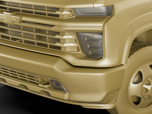 chevrolet silverado 3500hd 2020 Modèle 3D