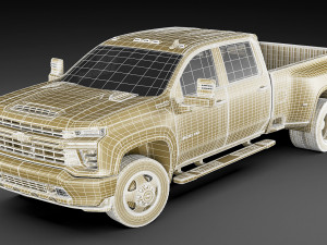 chevrolet silverado 3500hd 2020 Modèle 3D