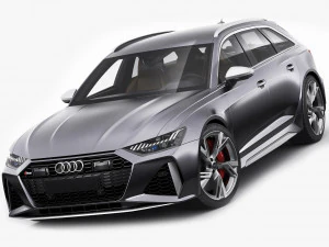 audi rs6 avant 2020 Modello 3D