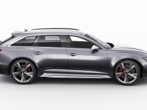 audi rs6 avant 2020 Modelo 3D