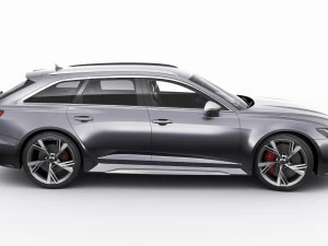 audi rs6 avant 2020 3D Model